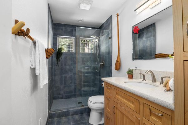 Bathroom, Glass Shower, Interior