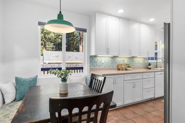 Dining room, Interior, Kitchen, Pendant Lights, Recessed Lighting