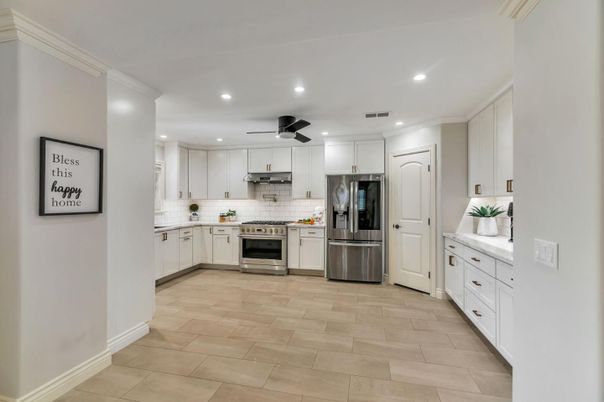 Interior, Kitchen, Recessed Lighting, Stainless Steel Appliances