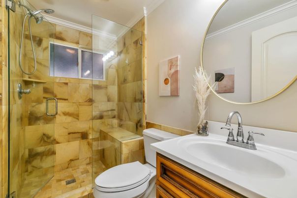 Bathroom, Glass Shower, Interior