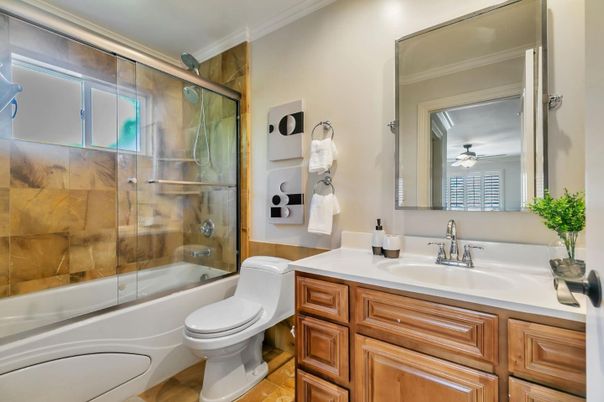 Bathroom, Glass Shower, Interior