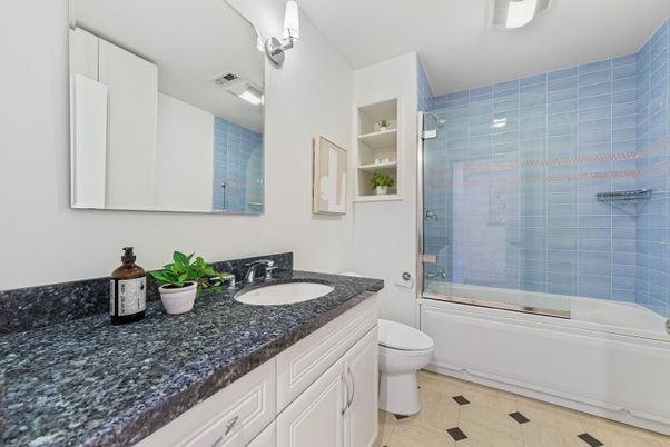Bathroom, Dual Sink Vanities, Glass Shower, Interior