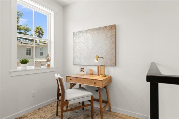 Home Office, Interior, Wood Texture Flooring