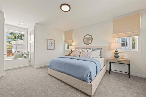 Bedroom, Interior, Recessed Lighting