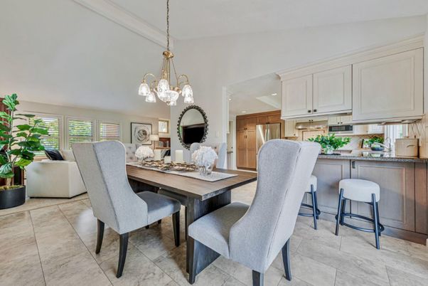 Dining room, Interior, Kitchen, Pendant Lights, Recessed Lighting