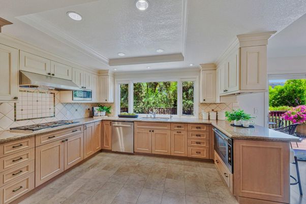 Interior, Kitchen, Recessed Lighting, Stainless Steel Appliances