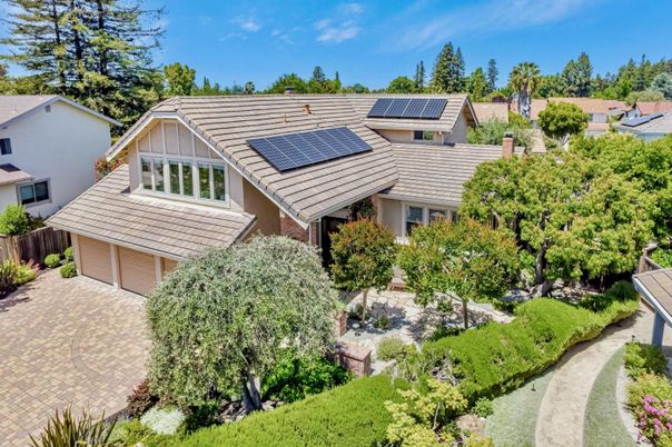 Attached, Exterior, Facade, Solar Panels, Farmhouse
