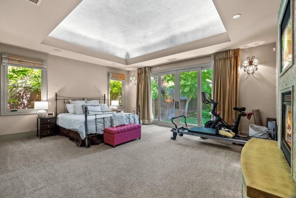 Bedroom, Fitness Equipment, Interior, Recessed Lighting