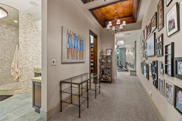 Chandelier, Interior, Recessed Lighting, Wooden Beams, Wooden Ceilings
