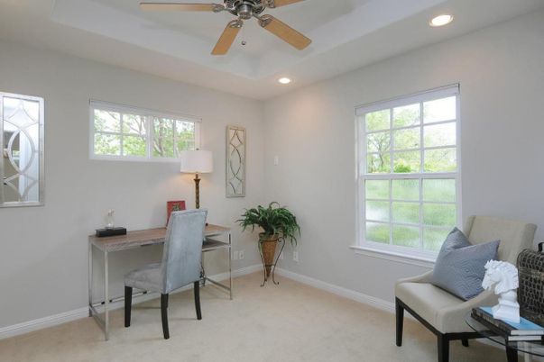Home Office, Interior, Recessed Lighting