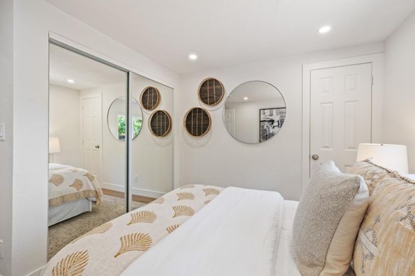 Bedroom, Interior, Recessed Lighting