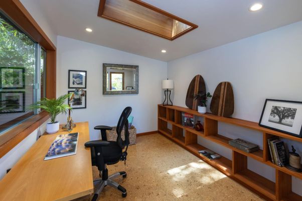 Home Office, Interior, Recessed Lighting