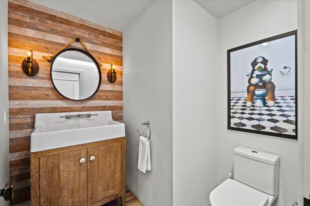 Bathroom, Interior, Wooden Walls