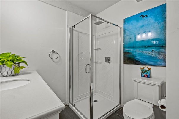Bathroom, Glass Shower, Interior
