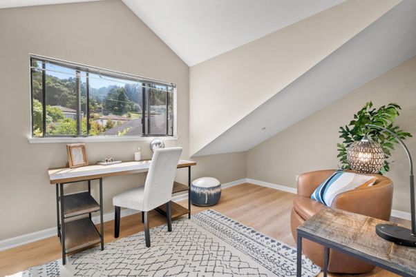 Home Office, Interior, Wood Texture Flooring