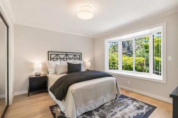 Bedroom, Interior, Wood Texture Flooring