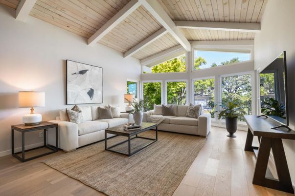 Interior, Living room, Wooden Ceilings, Wood Texture Flooring