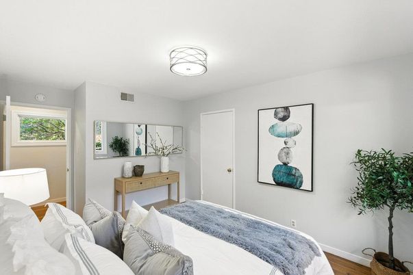 Bedroom, Interior, Wood Texture Flooring
