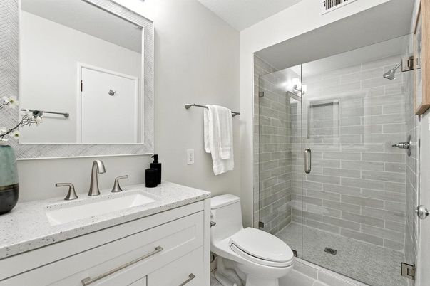 Bathroom, Glass Shower, Interior