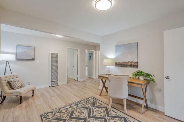 Home Office, Interior, Wood Texture Flooring