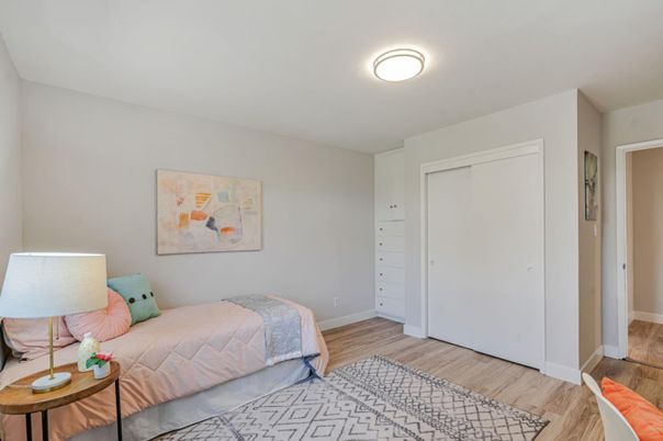 Bedroom, Interior, Wood Texture Flooring