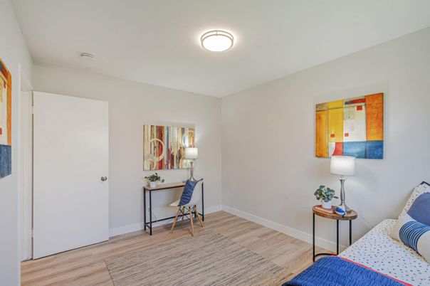 Bedroom, Home Office, Interior, Wood Texture Flooring