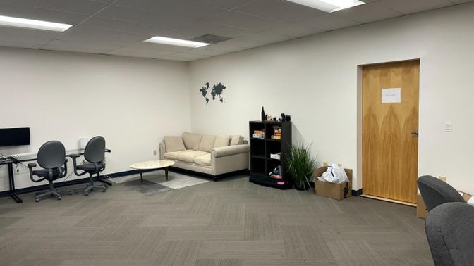 Home Office, Interior, Recessed Lighting
