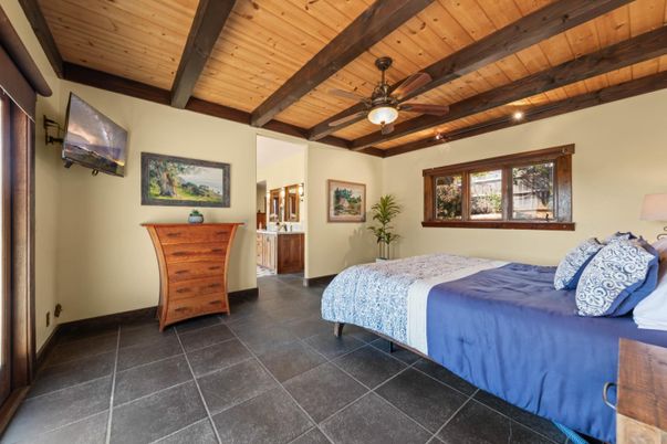 Bedroom, Interior, Wooden Beams, Wooden Ceilings