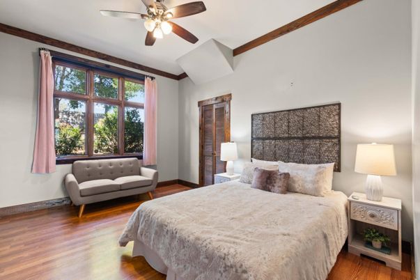Bedroom, Interior, Wood Texture Flooring