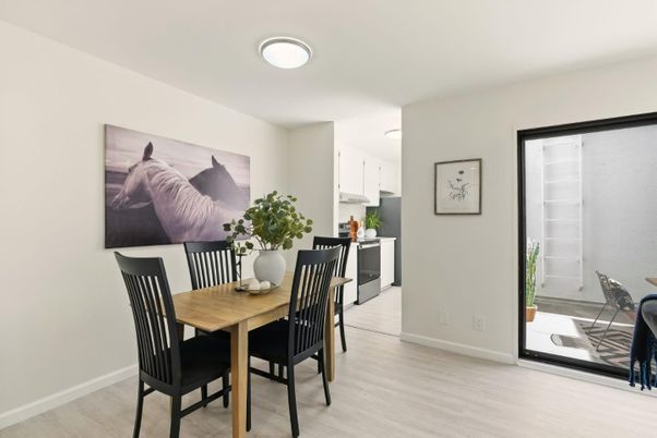 Dining room, Interior, Kitchen, Wood Texture Flooring