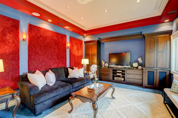 Interior, Living room, Recessed Lighting