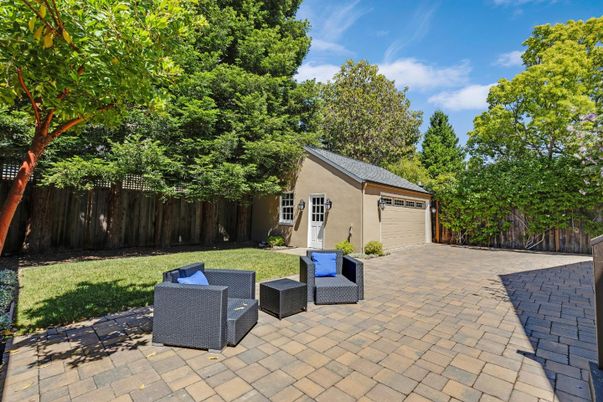 Backyard, Detached Garage, Exterior