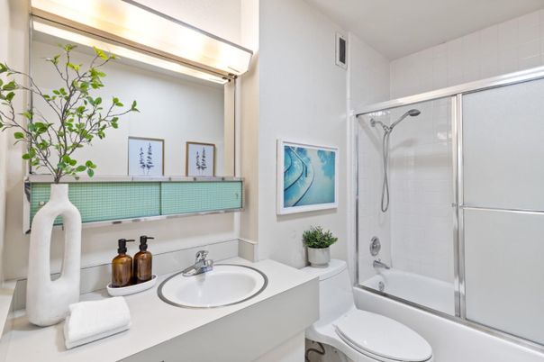 Bathroom, Glass Shower, Interior