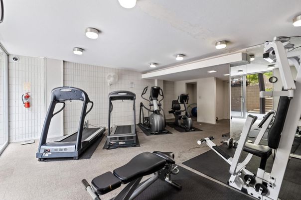 Fitness Equipment, Interior, Recessed Lighting