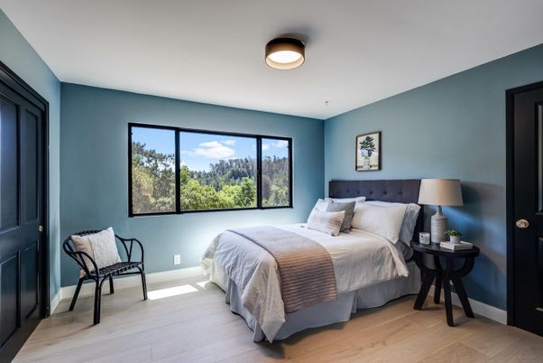 Bedroom, Interior, Wood Texture Flooring