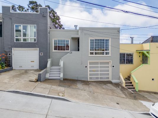 Attached, Exterior, Facade, Rowhouse