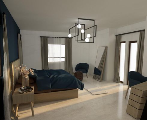 Interior, Pendant Lights, Wood Texture Flooring