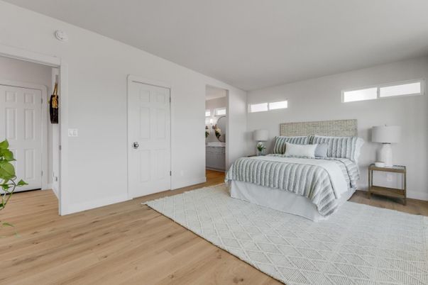 Bedroom, Interior, Wood Texture Flooring