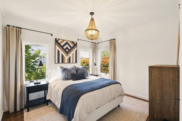 Bedroom, Interior, Wood Texture Flooring