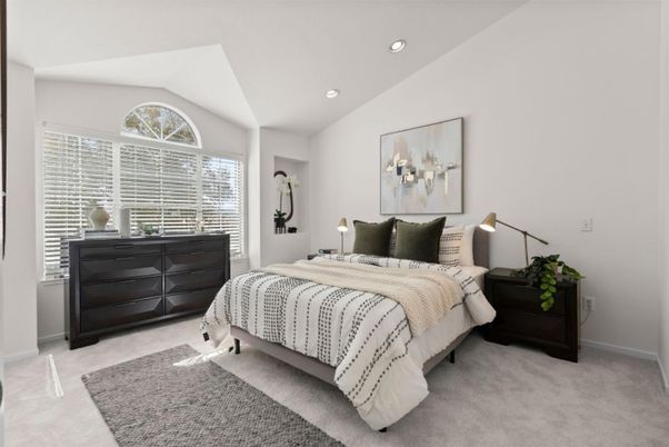 Bedroom, Interior, Recessed Lighting