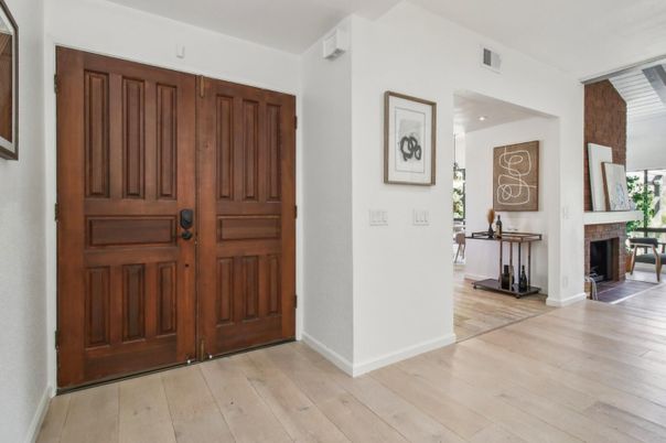 Fireplace, Interior, Wood Texture Flooring