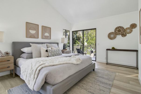 Bedroom, Interior, Wood Texture Flooring