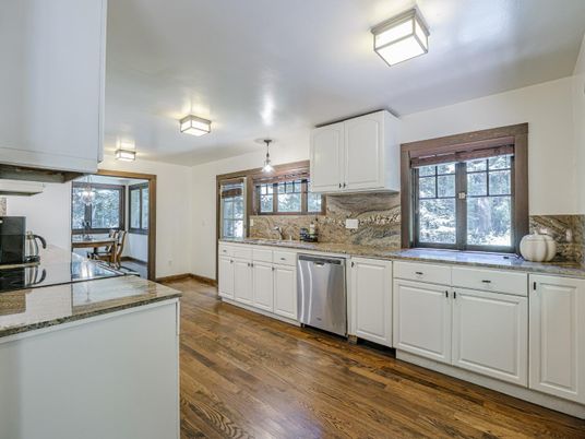 Interior, Kitchen, Wood Texture Flooring