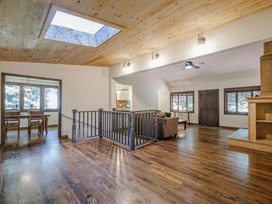 Dining room, Interior, Living room, Wooden Ceilings, Wood Texture Flooring