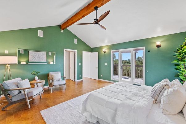 Bedroom, Interior, Wooden Beams, Wood Texture Flooring