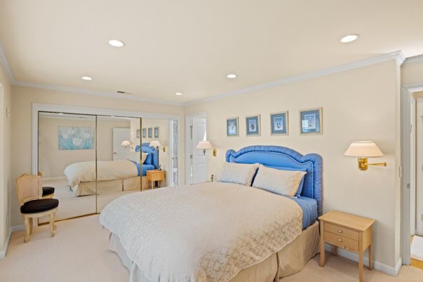 Bedroom, Interior, Recessed Lighting