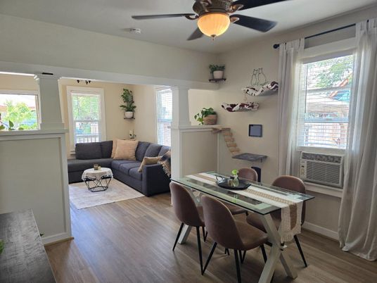 Dining room, Interior, Living room, Wood Texture Flooring