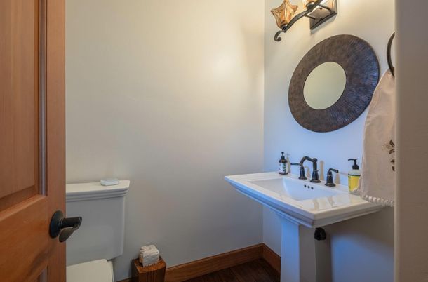 Bathroom, Interior, Wood Texture Flooring