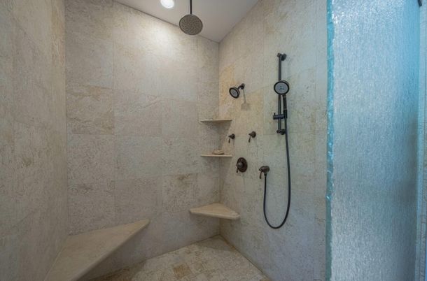 Bathroom, Interior, Recessed Lighting