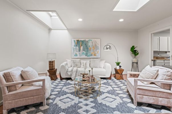 Interior, Living room, Recessed Lighting